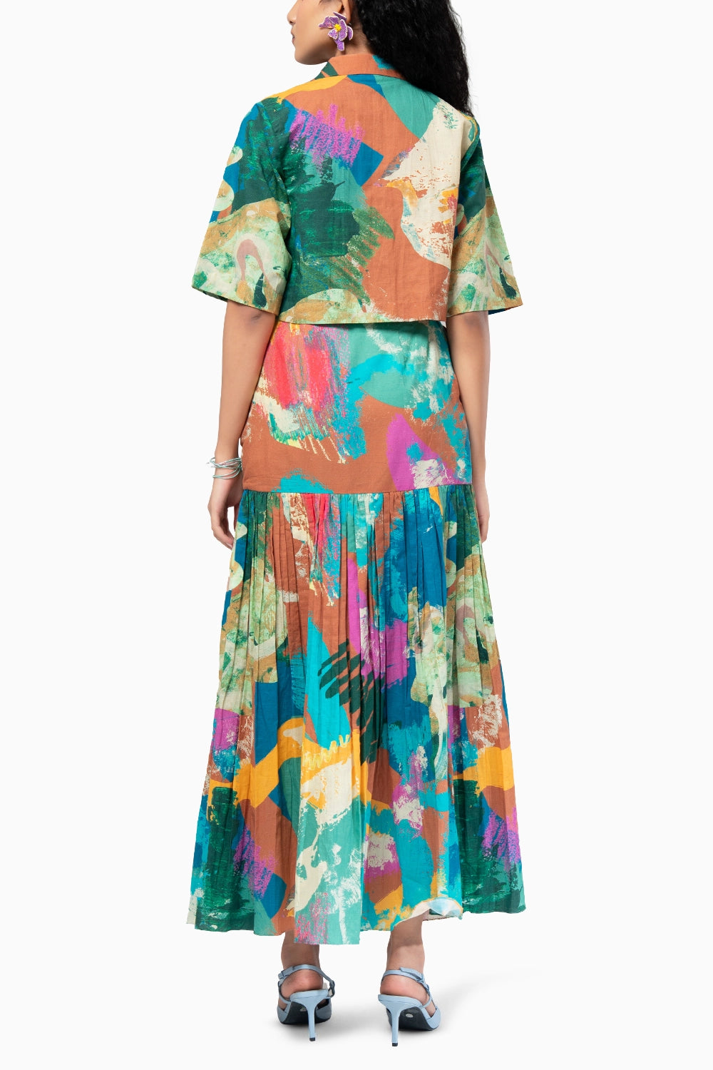 Bay Pleated Skirt Set