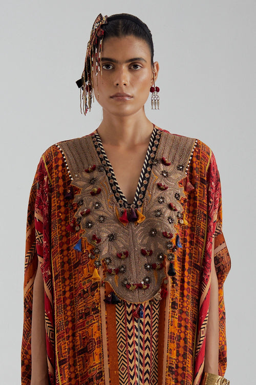 Yellow Vayu Kaftaan Jumpsuit