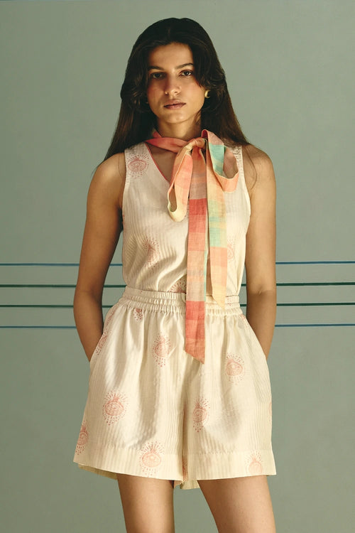 Odra Ivory Shorts