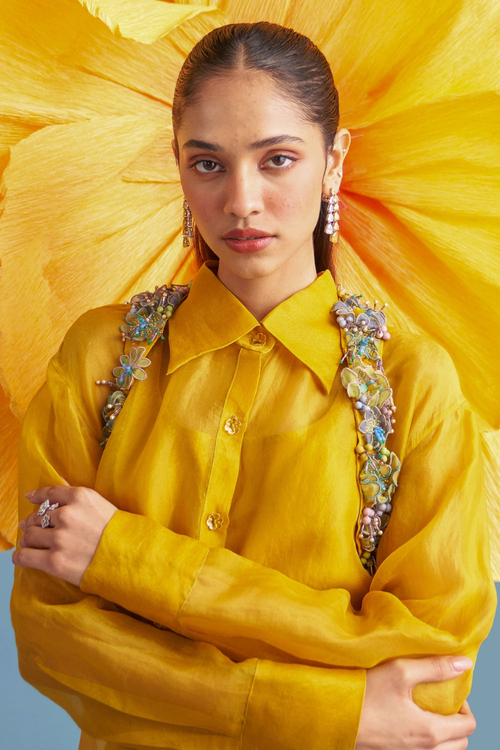 Noa Shirt and Bolero Set