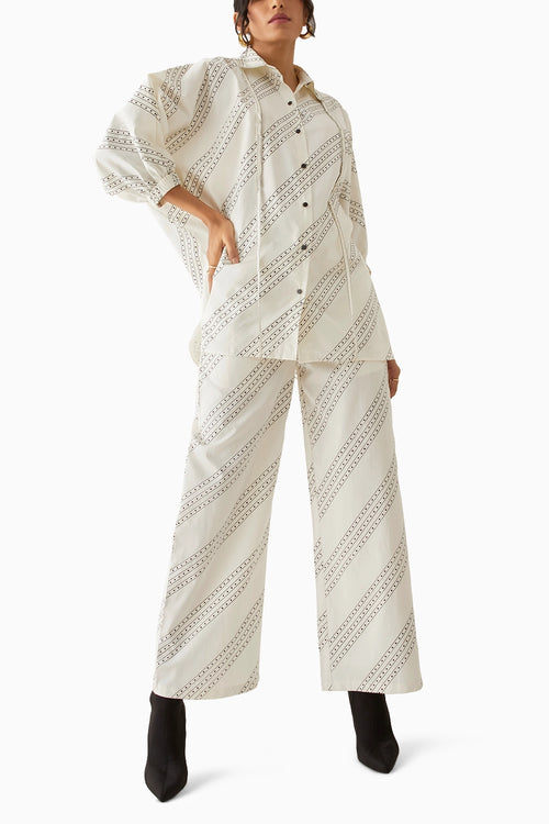 Dana Off White Co-ord Sets