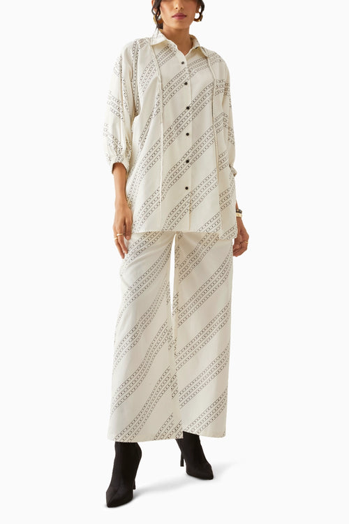 Dana Off White Co-ord Sets