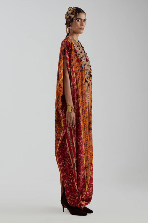Yellow Vayu Kaftaan Jumpsuit