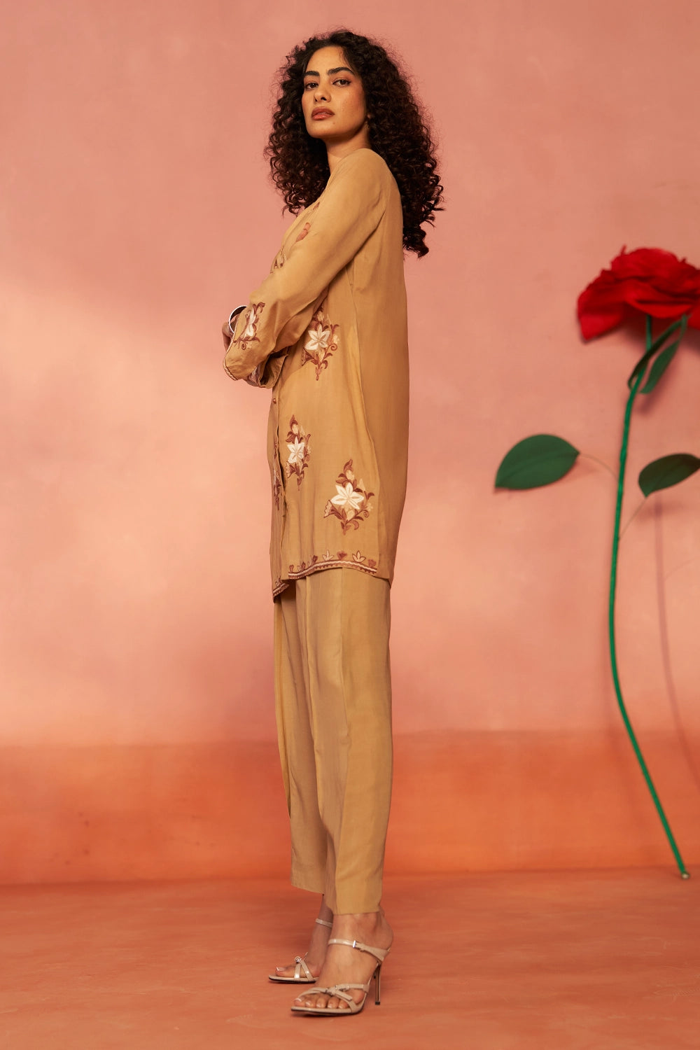 Gulistan Almond Co-ord Set