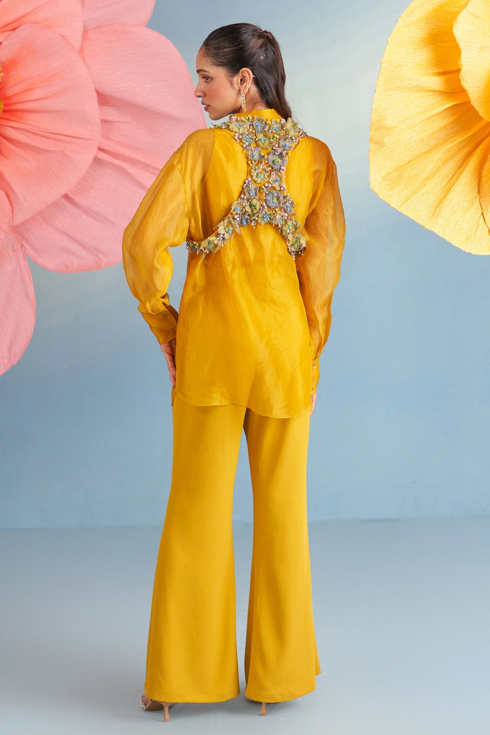 Daisy Mustard Yellow Co-ord Set