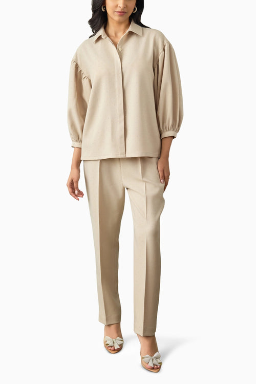 Luxe Glow Minimalist Co-ord Set