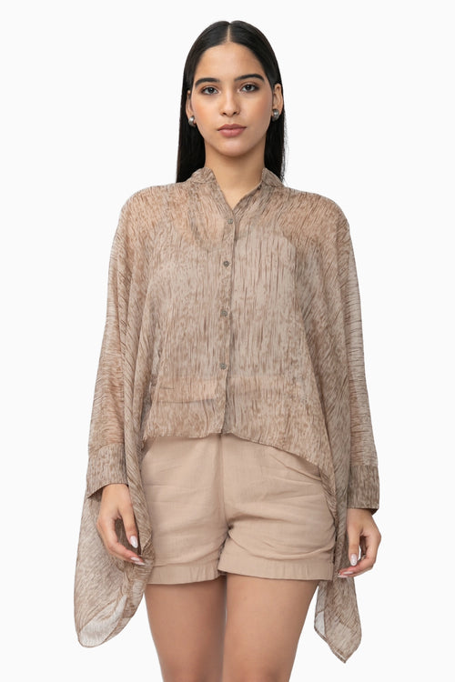 Beige Alma Shorts