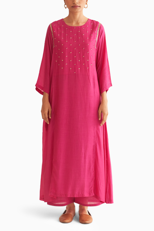 Crimson Pink T-2 Kurta Set