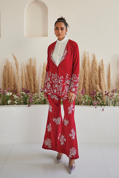 Pink Parsi Gaara Coord Set