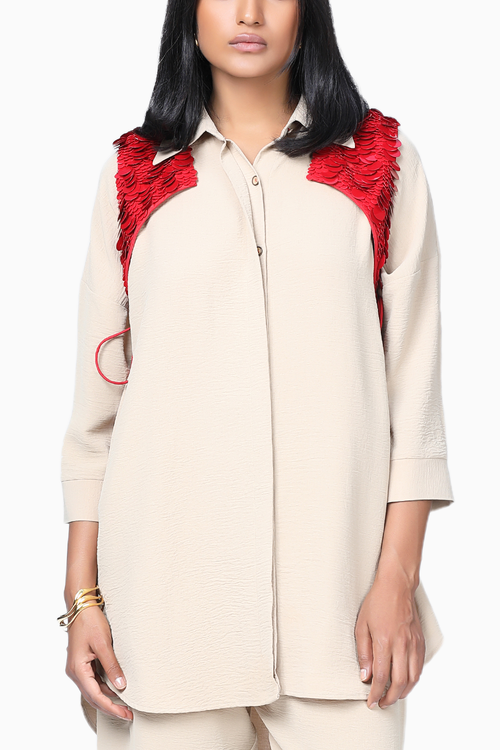 Red Silk X Overlay