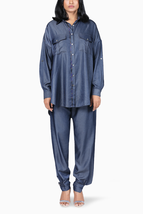 Cool Blue Willow Set