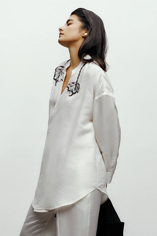 White Flora Shirt