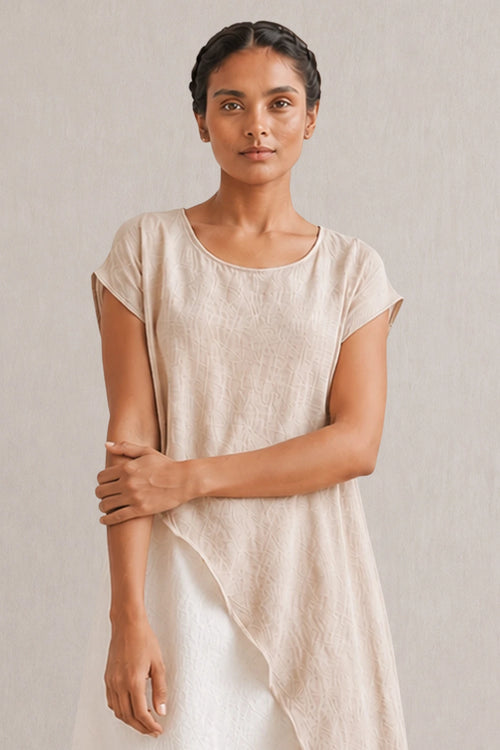 Ivory Earth Candy Cane Dress