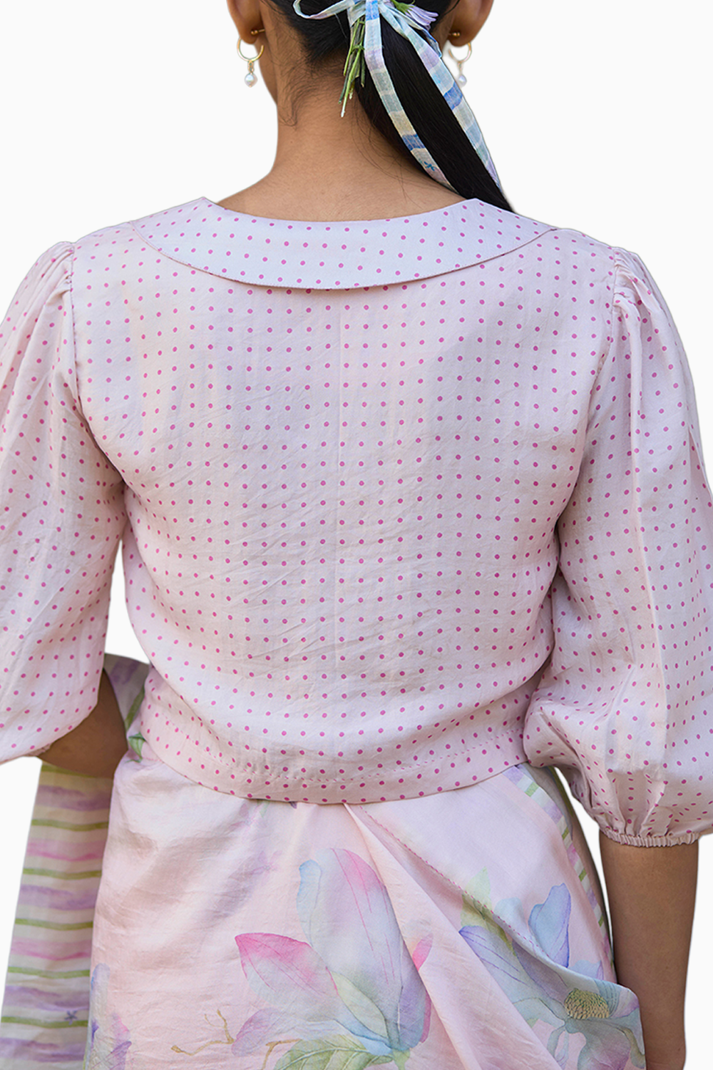 Dew Drops Pink Blouse