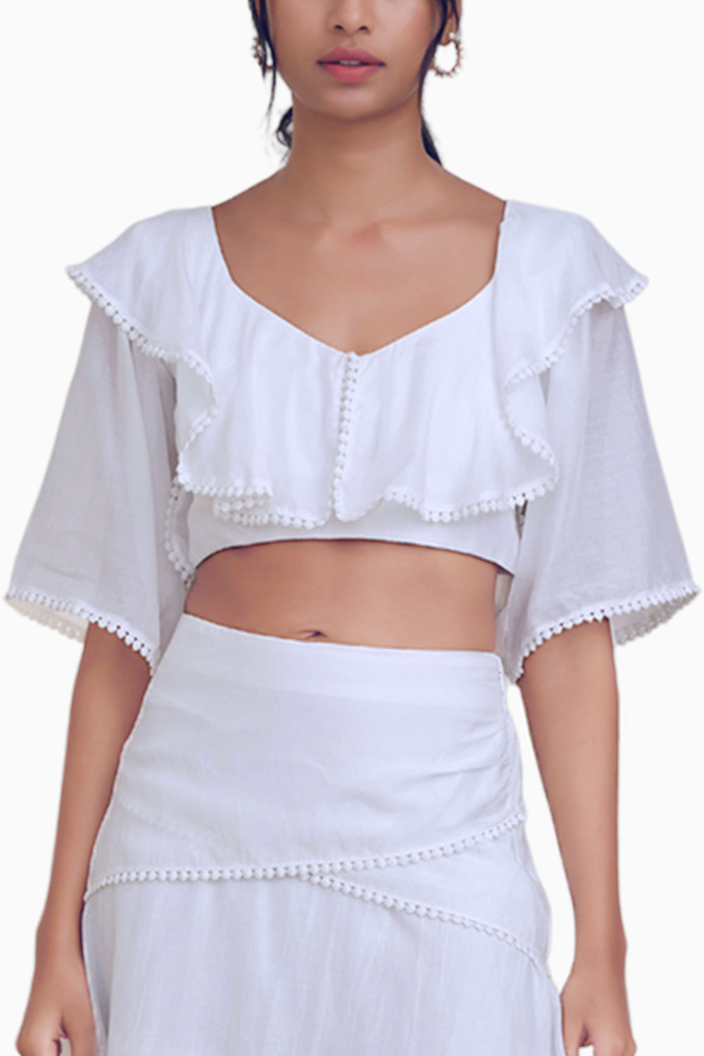 Alaska Tiered Crop Top