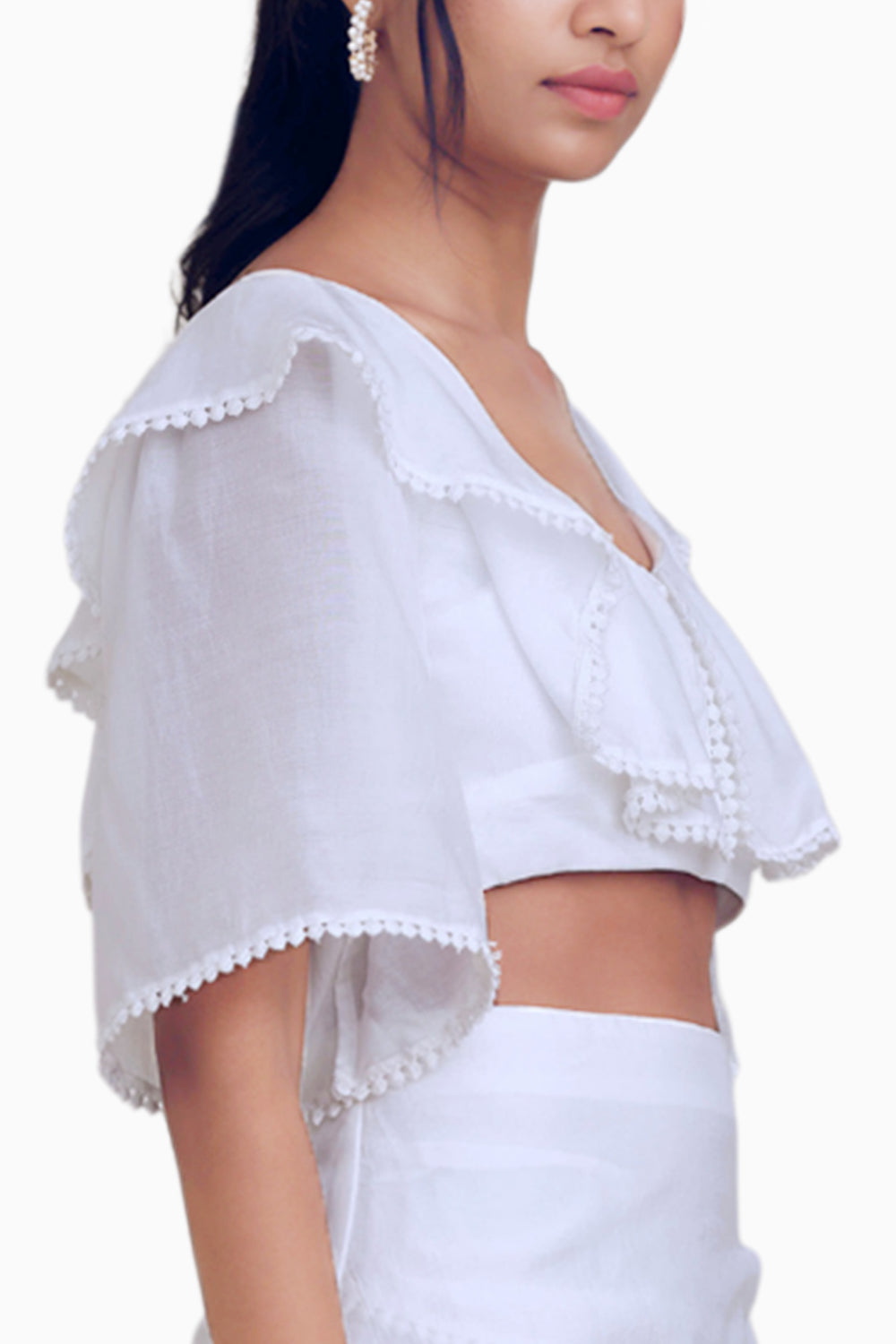 Alaska Tiered Crop Top