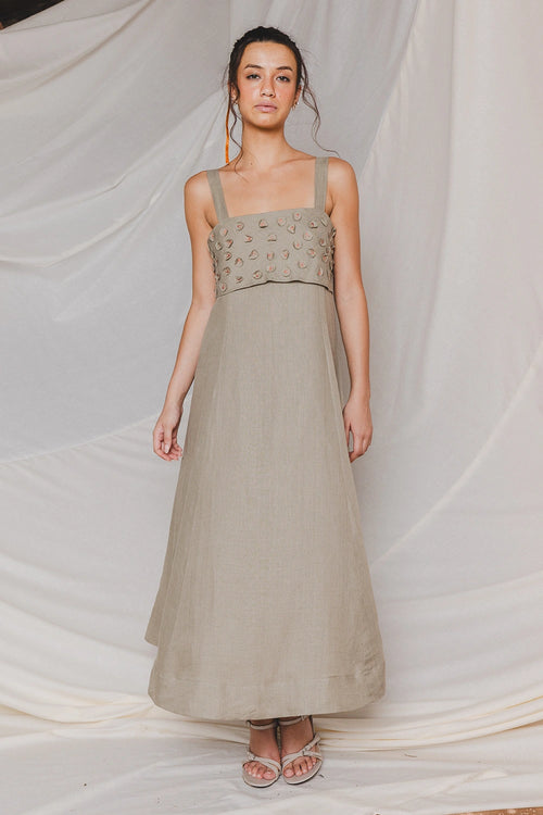 Horseshoe Sage Green Dress