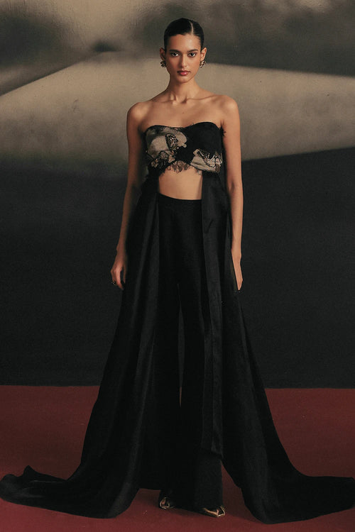 Black Gold Comet Bustier And OG Pants
