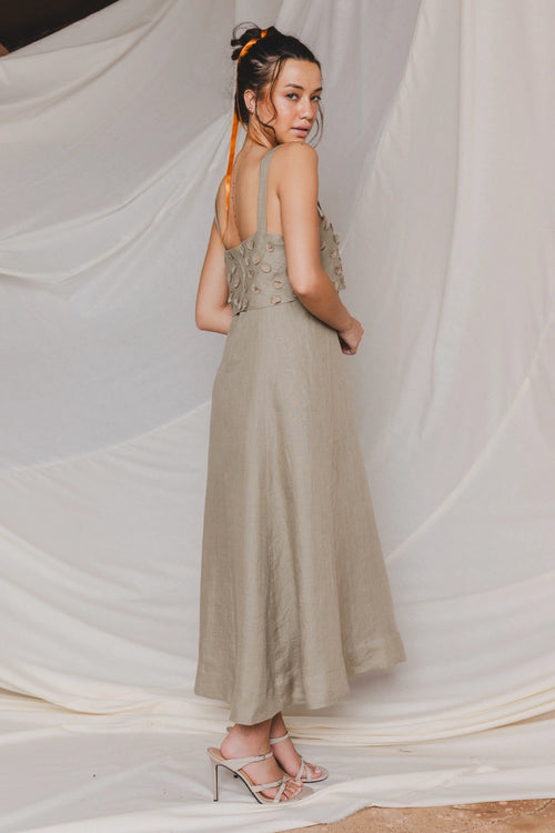 Horseshoe Sage Green Dress