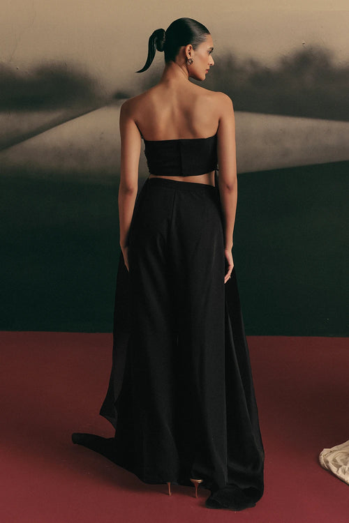 Black Gold Comet Bustier And OG Pants