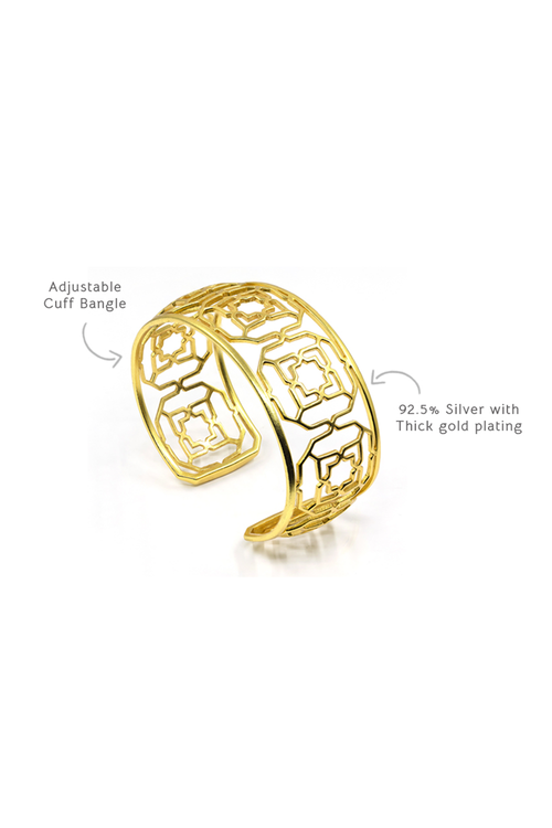 Gold Color Horizon Bracelet