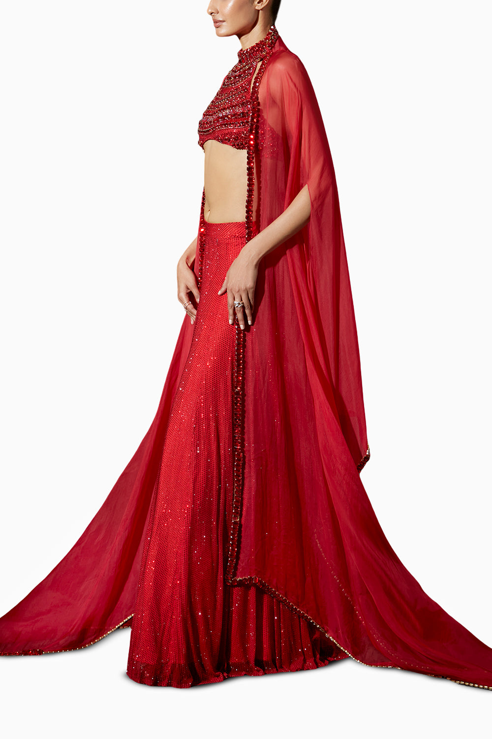 Vibrant Jewel Sharara Set