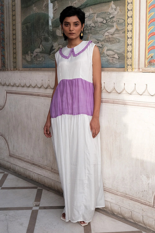 Lavender Long Tier Dress