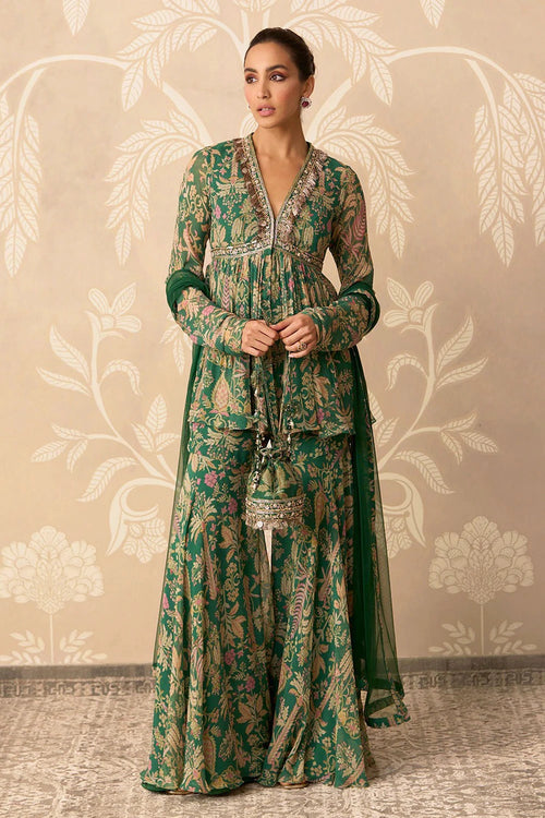 Nazneen Peplim 
Garara Set