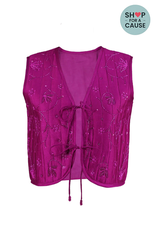 Badal Pink Gilet