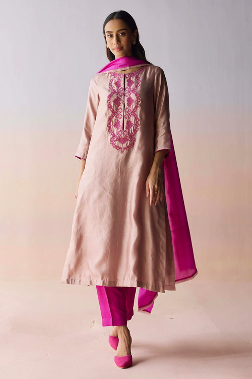 Riverstone Pink Kurta Set