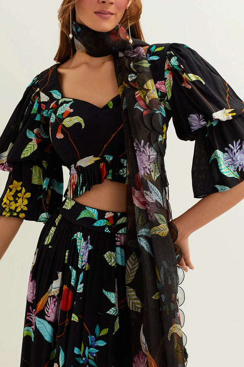 Canupus High Skirt With Blouse