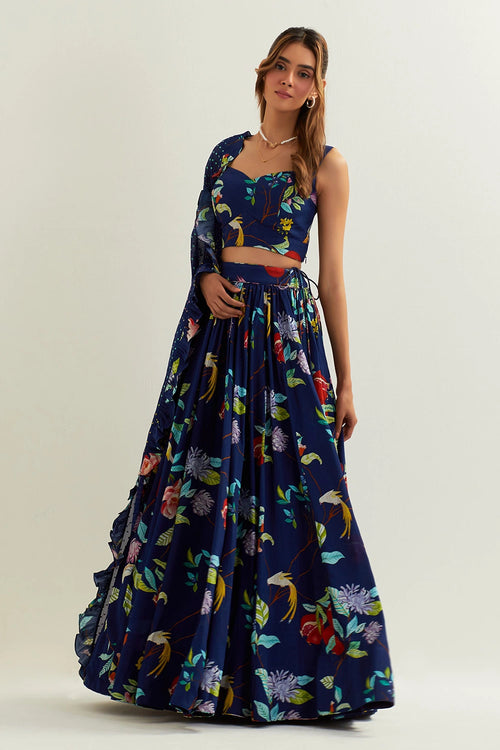 Heza High Waisted Skirt With Blouse