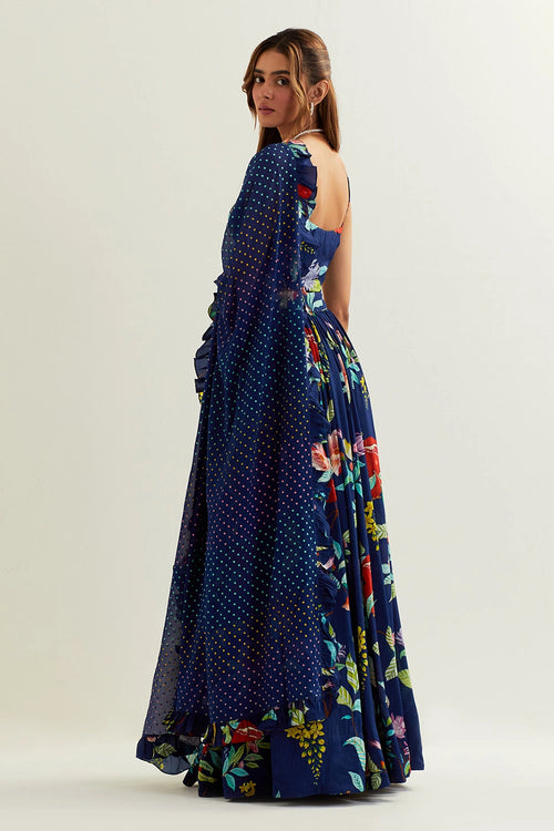 Heza High Waisted Skirt With Blouse