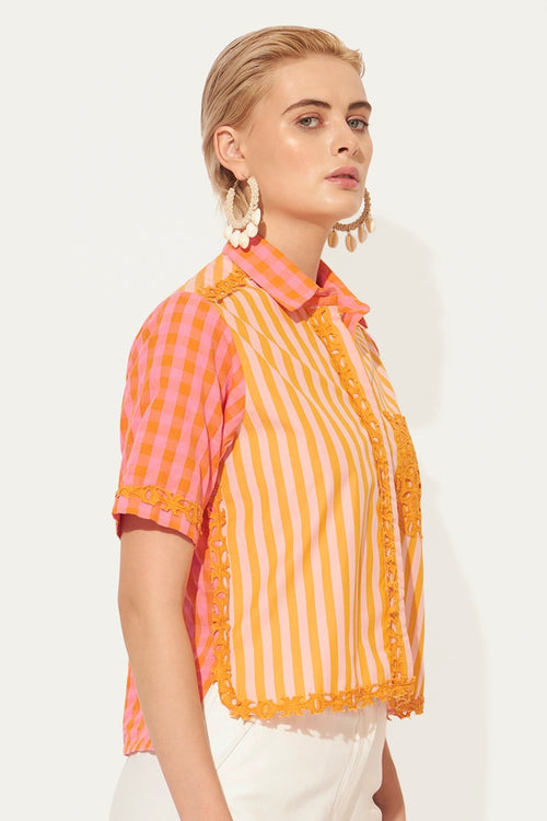 Orange Luna Shirt