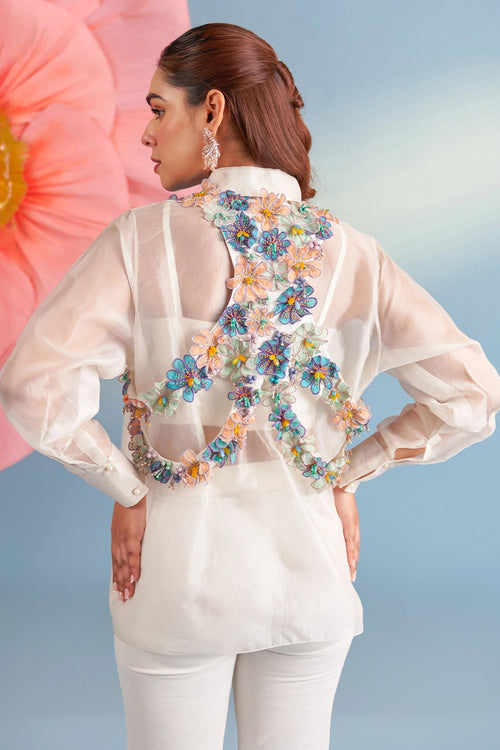 Olivia Shirt and Bolero Set