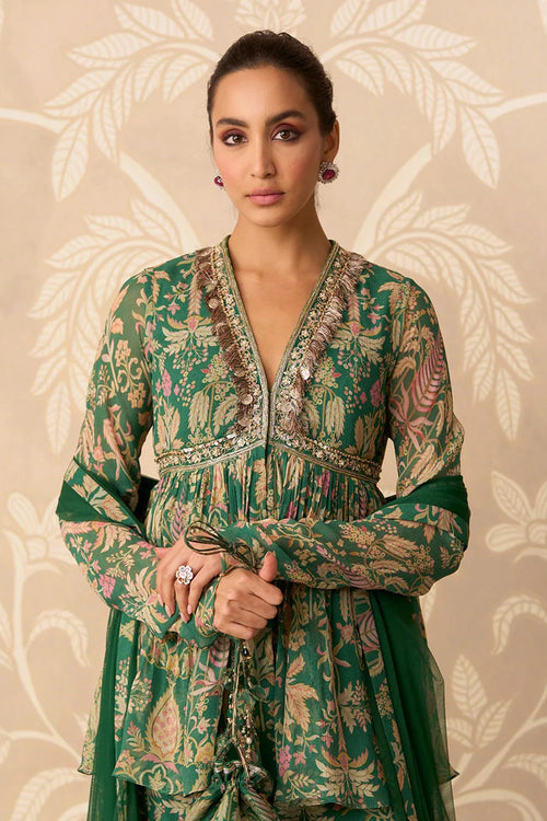 Nazneen Peplim 
Garara Set