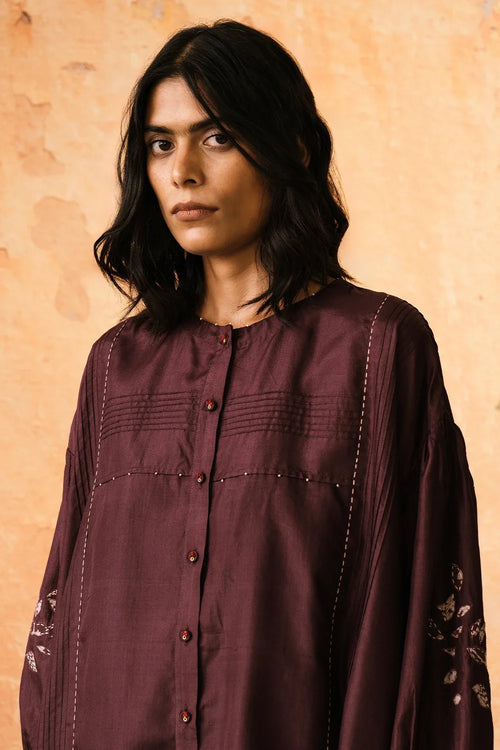 Plum Shell Co-ord Set