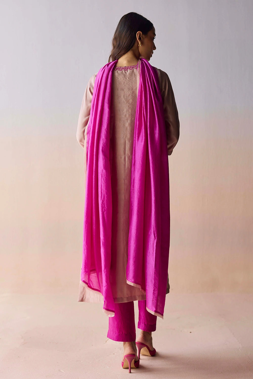 Riverstone Pink Kurta Set