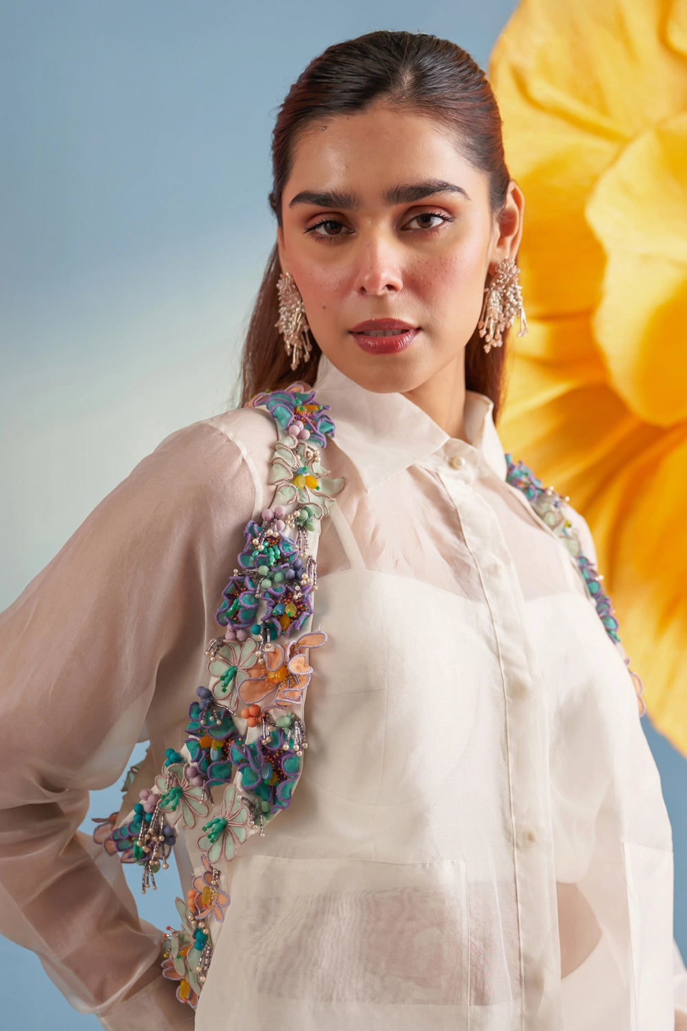 Olivia Shirt and Bolero Set