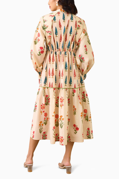 Ethereal Bloom Midi Dress