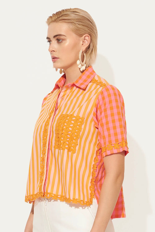 Orange Luna Shirt