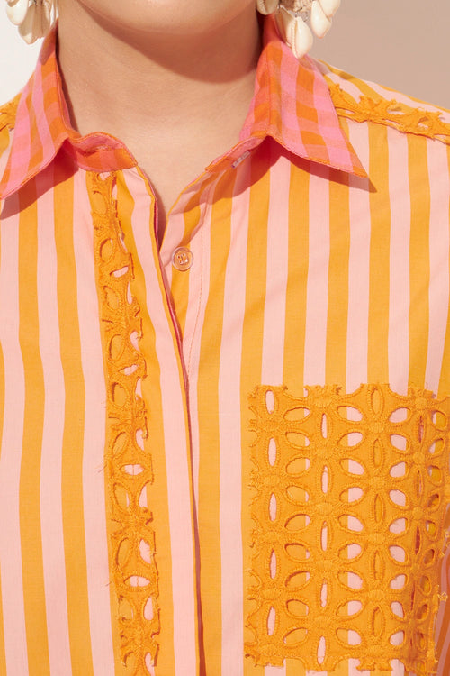 Orange Luna Shirt