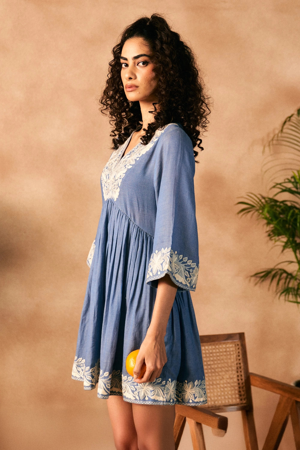 Kashmir Vogue Chambray Dress