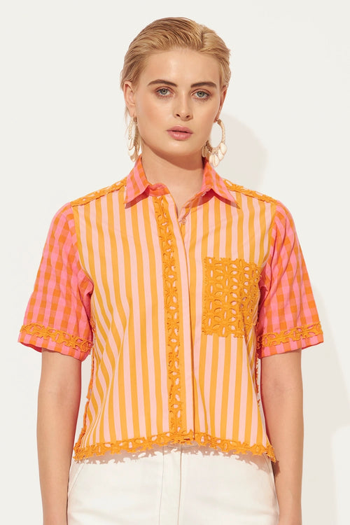 Orange Luna Shirt