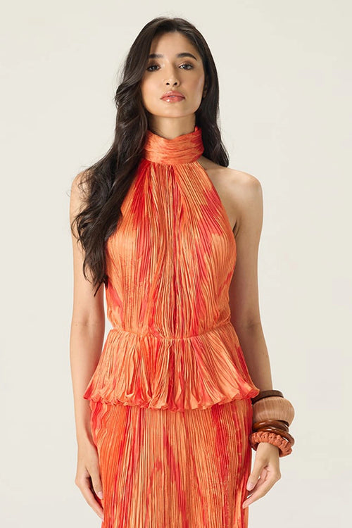 Orange Kennedy Dress