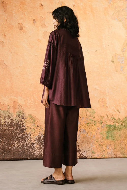 Plum Shell Co-ord Set
