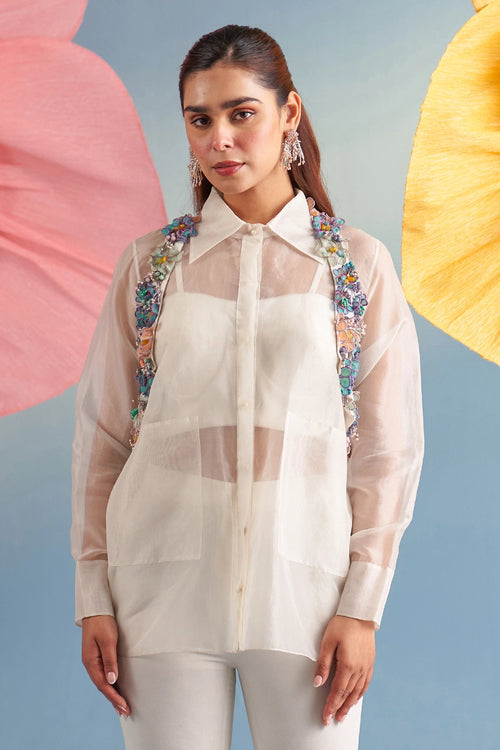 Olivia Shirt and Bolero Set