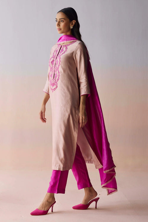 Riverstone Pink Kurta Set