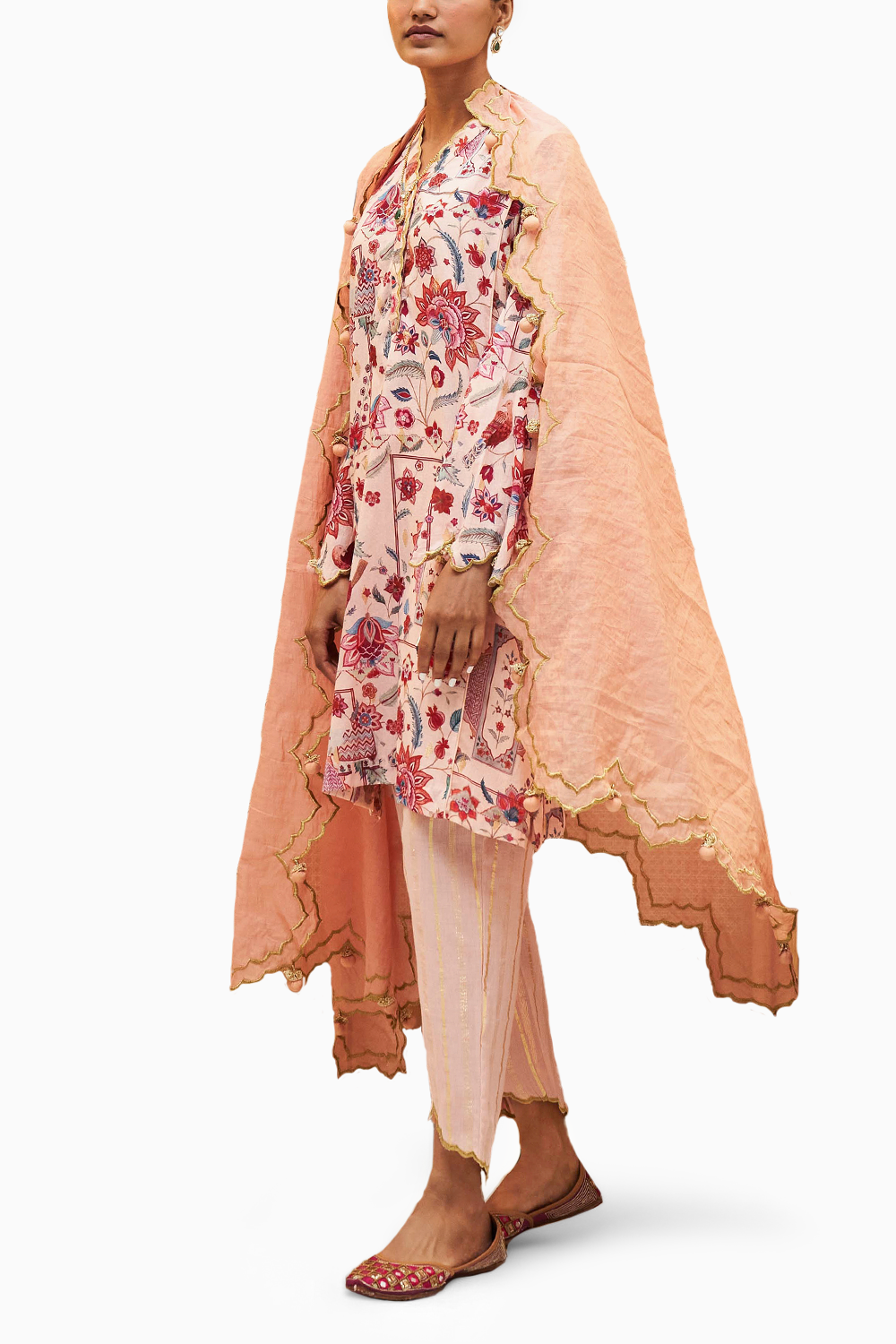 Ramya Pink Tunic Set