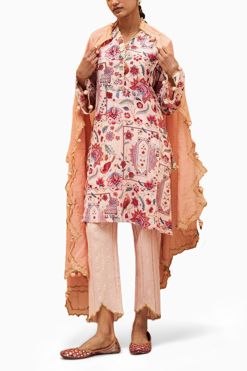 Ramya Pink Tunic Set